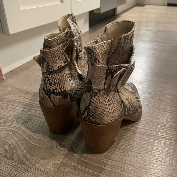 Sam Edelman Snakeskin Booties - Picture 3 of 3